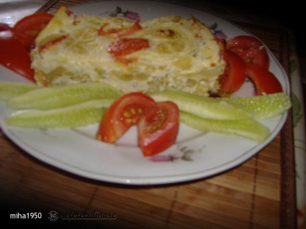 Budinca de Dovlecei si Fasole Verde
