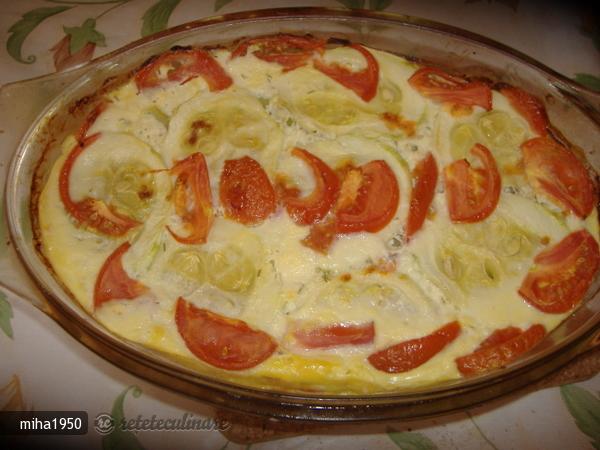 Budinca de Dovlecei si Fasole Verde
