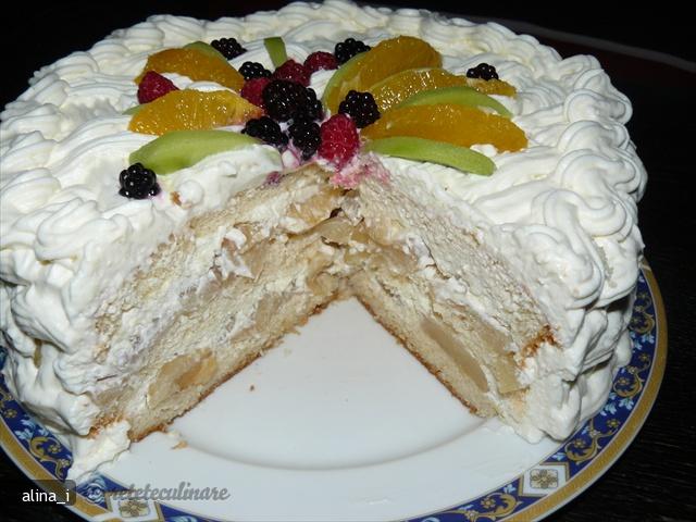 Tort cu Mere si Frisca