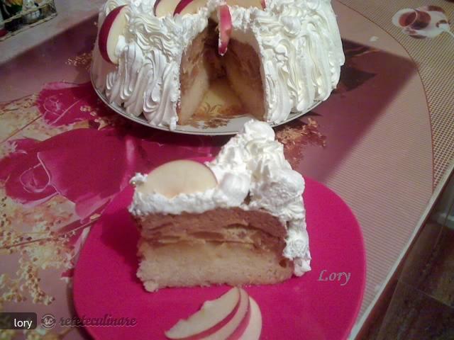 Tort cu Mere si Crema de Zahar Ars