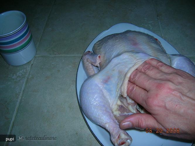 Pui Umplut Gratinat