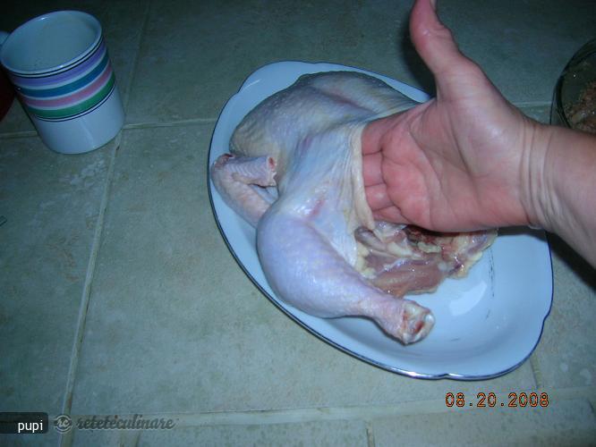 Pui Umplut Gratinat