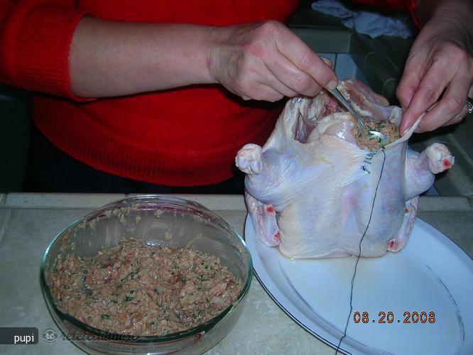 Pui Umplut Gratinat