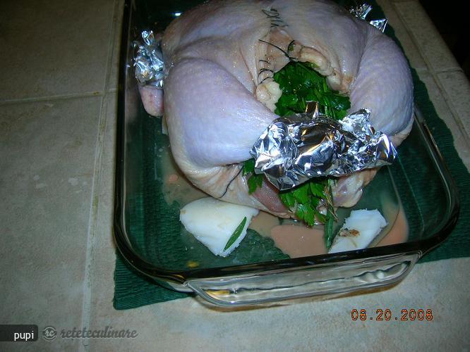 Pui Umplut Gratinat