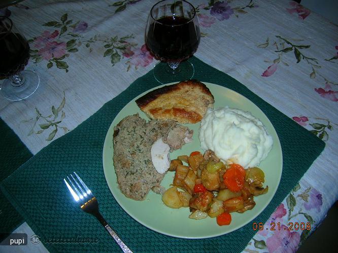 Pui Umplut Gratinat