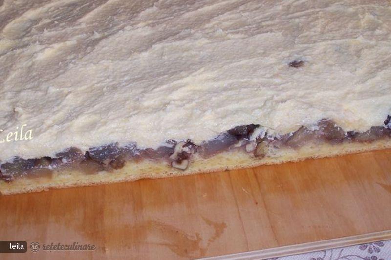 Prajitura cu Mere si Crema de Vanilie