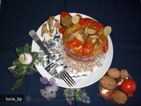 Arpacas Gratinat cu Gogosari Rosii