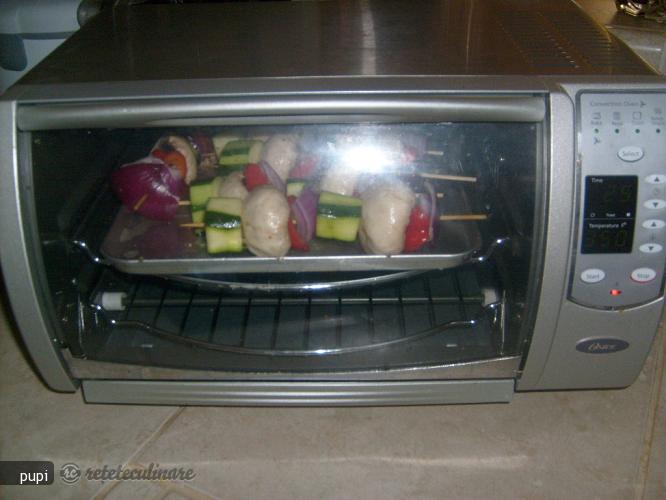Kabobs de Legume cu Orez