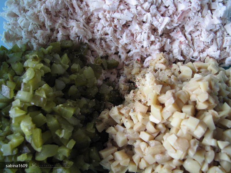 Salata de pui cu ciuperci