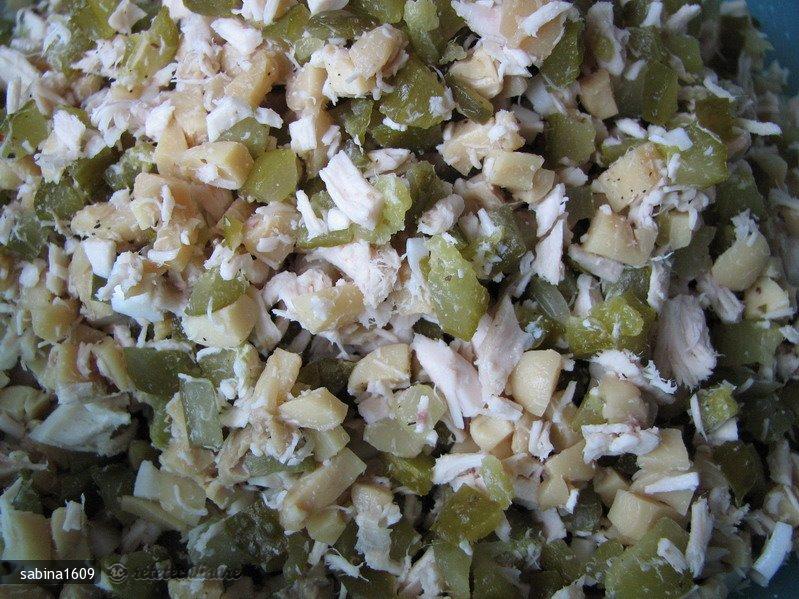 Salata de pui cu ciuperci