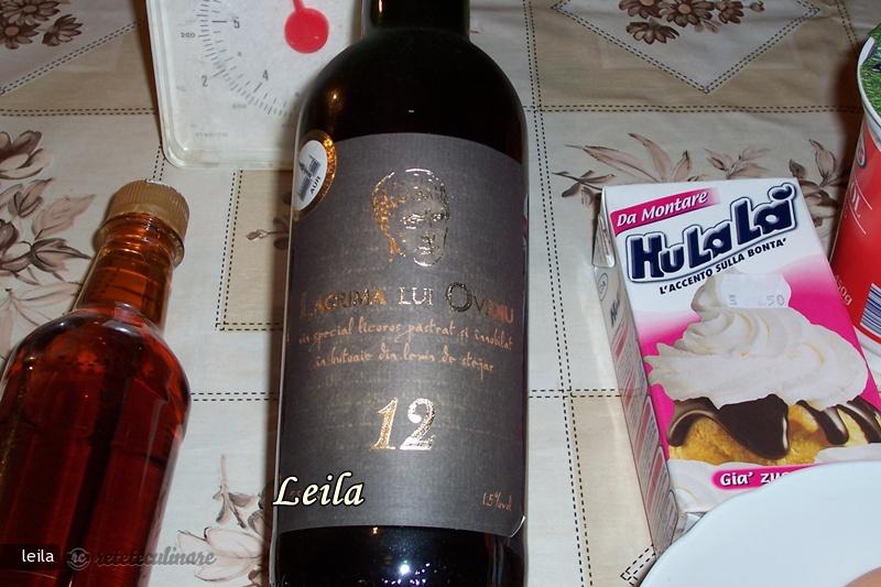 Tiramisu cu rom si vin marsala