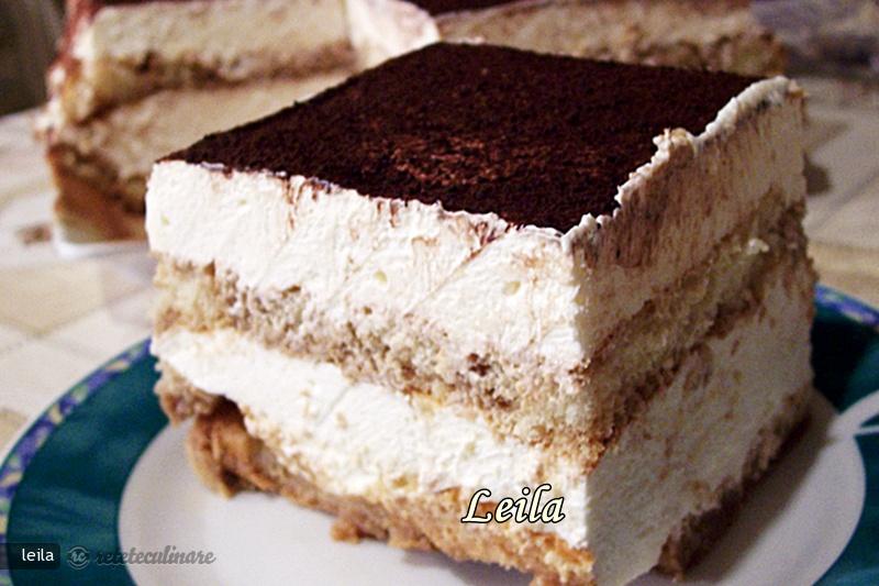 Tiramisu cu rom si vin marsala