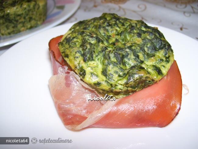 Mini budinci cu spanac si naut