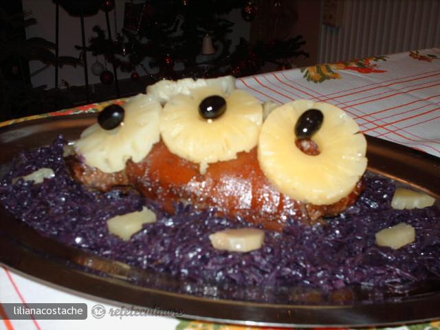 Ciolan in sos de vin cu mustar