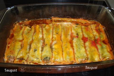 Cannelloni cu spanac si ricotta