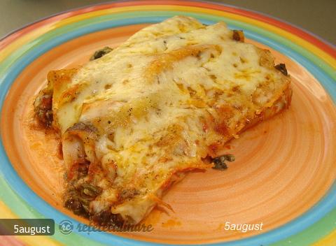 Cannelloni cu spanac si ricotta