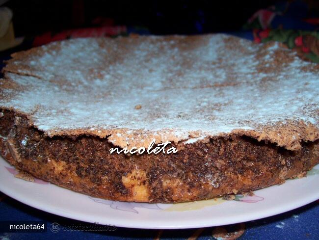 Tort cu nuca de cocos si ciocolata