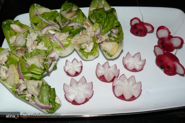 Salata cu peste si pere