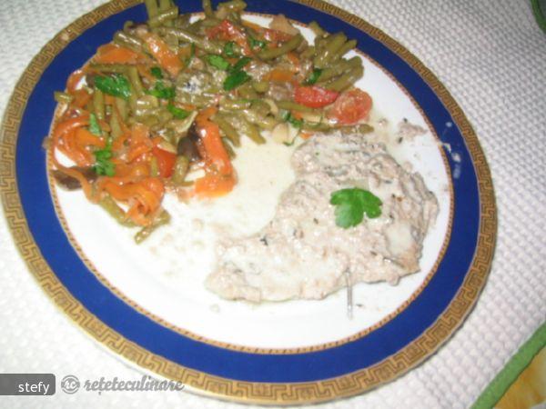 Garnitura cu pastai si ciuperci