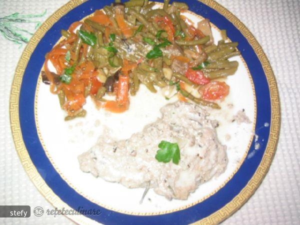 Garnitura cu pastai si ciuperci
