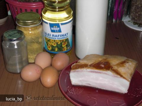 Jumari(papara)de Oua cu Slanina Afumata