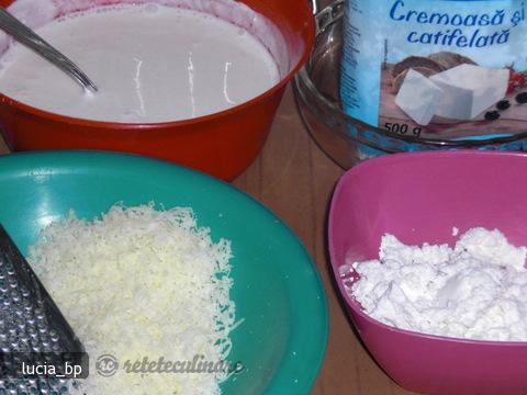 Vitel in sos de cascaval si masline
