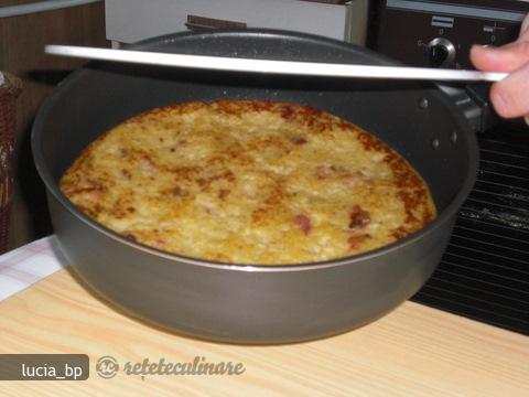 Vitel cu sos de ciuperci si rösti