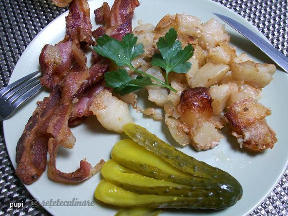 Cartofi Prajiti cu Bacon