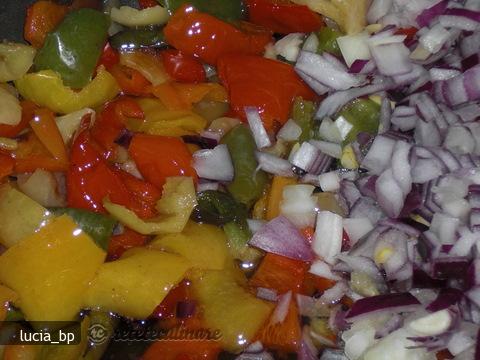 Tarta cu Ardei si Carne Tocata