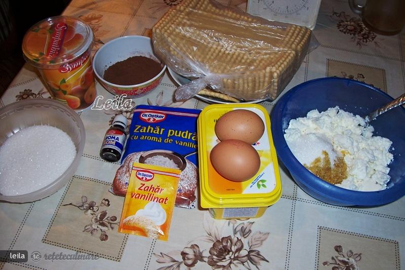 Rulada de Biscuiti cu Branza