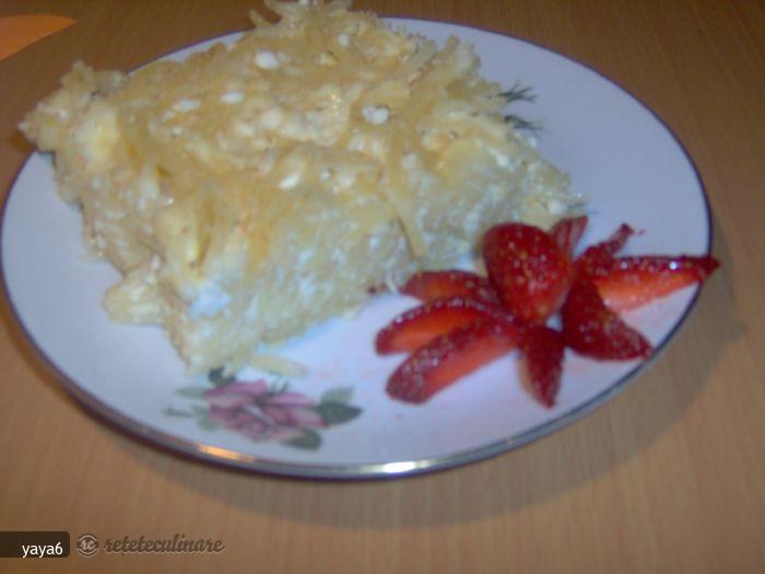 Budinca de Spaghete cu Branza