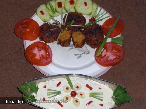 Chiftelute-papanasi Din Legume, cu Sos Special Din Iaurt
