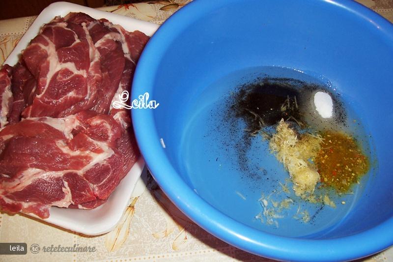 Ceafa Marinata la Gratar