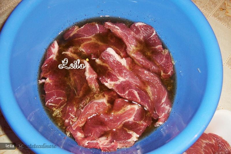 Ceafa Marinata la Gratar