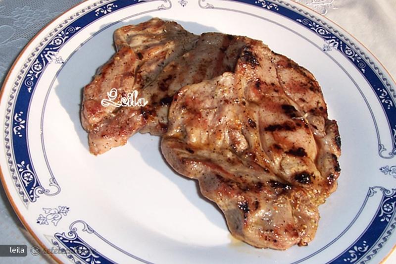 Ceafa Marinata la Gratar