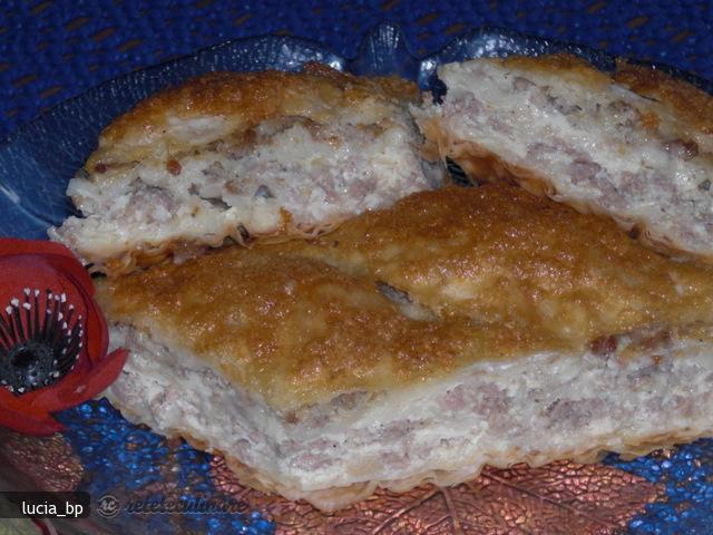 Foi de Placinta cu Carne si Bere, la Cuptor