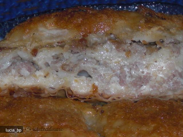 Foi de Placinta cu Carne si Bere, la Cuptor