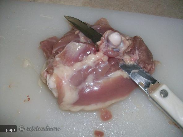 Pui cu Ciuperci si Vin Marsala