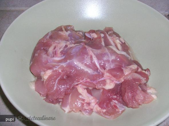 Pui cu Ciuperci si Vin Marsala