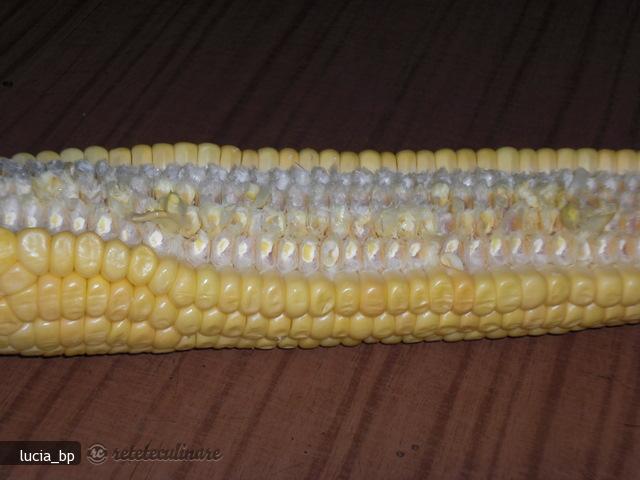 Boabe de Porumb in Lapte, Conservate Pentru Iarna