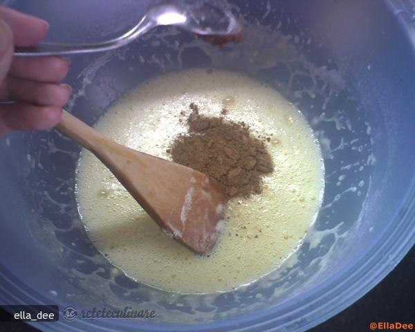Prajitura cu branza dulce si cacao