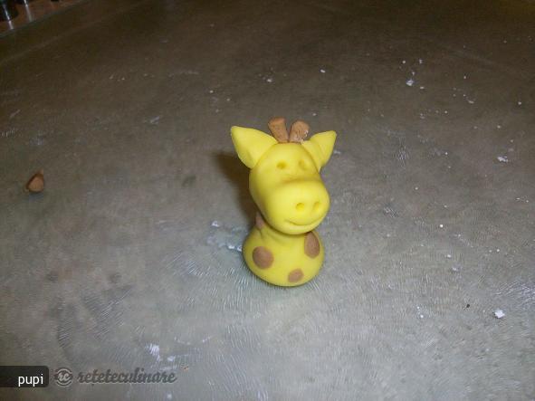 Animale Din Fondant - Girafa 3d Poze