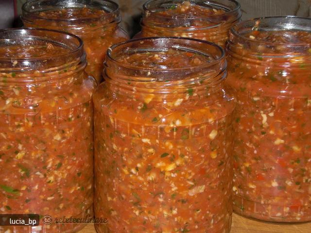 Agica-sos de Legume Picant, Pentru Iarna