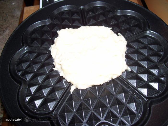 Waffle/gaufres cu Cartofi