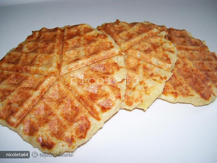 Waffle/gaufres cu Cartofi