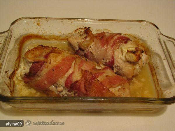 Piept de Pui cu Branza si Bacon