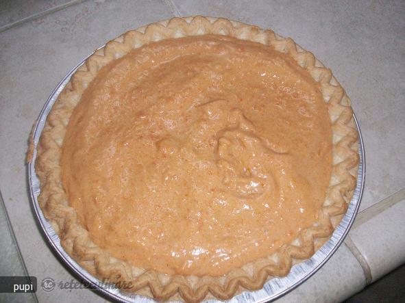 Pie cu Yams (Sweet Potato Pie)