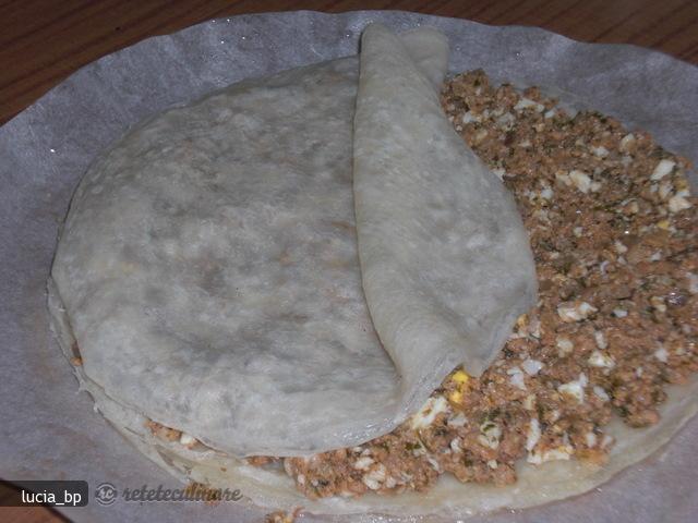 Placinta cu Carne si Foi de Brick