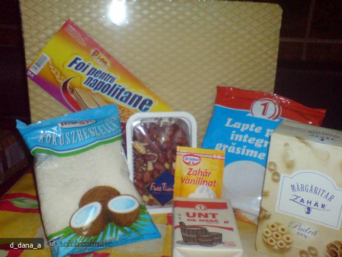 Bomboane cu Lapte Praf si Nuca de Cocos