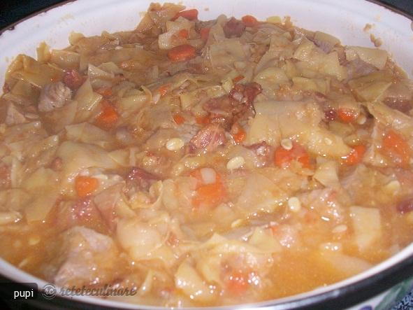 Fasole Galbena Pastai cu Carne de Porc